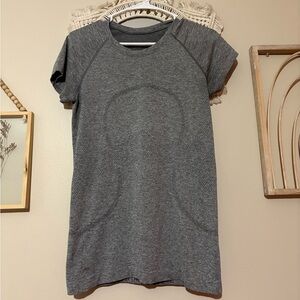Lululemon Gray Swiftly Tech Athletic Shirt